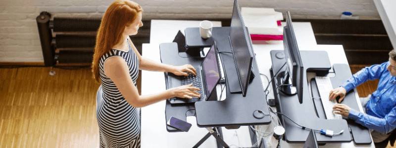best standing desk converter