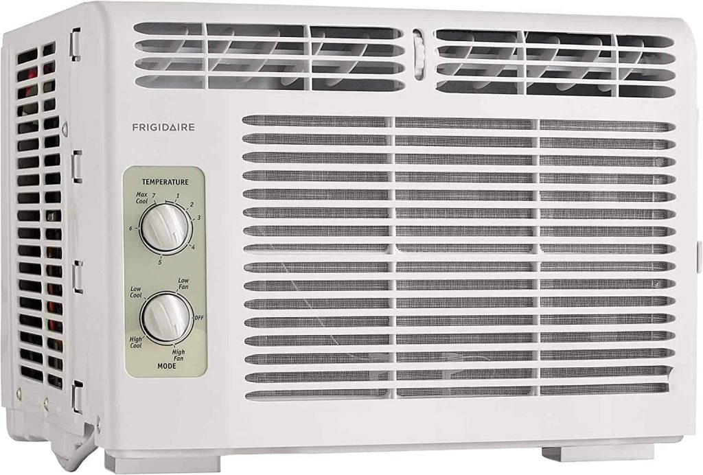 Frigidaire 5,000 BTU 115V Window-Mounted Mini-Compact Air Conditioner with Mechanical Controls