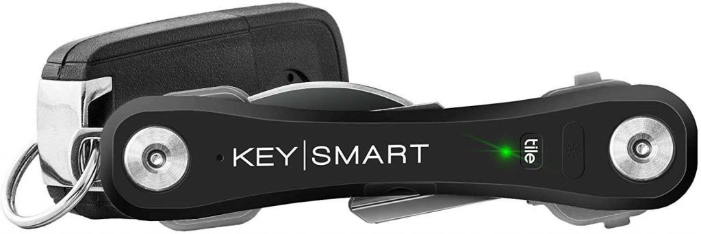 KeySmart Pro - Key Holder w LED Light & Tile Smart Technology