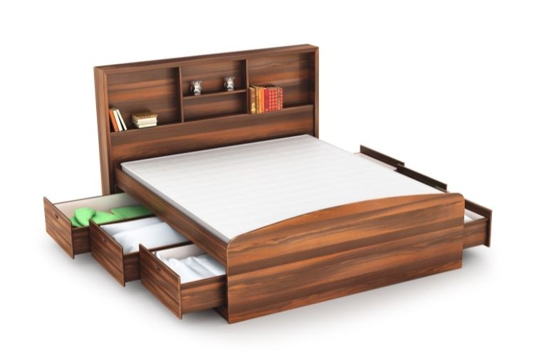 Bed With Drawers