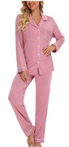 Samring Women’s Button Down Pajama Set Samring Women's Button Down Pajama Set