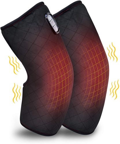 ComfIer Heated Knee Brace Wrap with Massage,Vibration Knee Massager with Heating Pad for Knee Fatigue ,Leg Massager,Heated Knee Pad