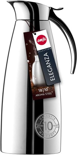 Emsa Eleganza Stainless Steel Insulated Carafe, 34-Ounce