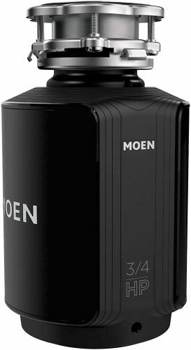 Moen GXS75C Host Series 3:4 HP Continuous Feed Garbage Disposal with Sound Reduction Moen GXS75C Host Series 3/4 HP Continuous Feed Garbage Disposal with Sound Reduction