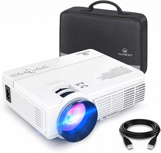 VANKYO LEISURE 3 Mini Projector, 1080P and 170” Display Supported, Portable Movie Projector with 40,000 Hrs LED Lamp Life, Compatible with TV Stick, PS4, HDMI, VGA, TF, AV and USB VANKYO LEISURE 3 Mini Projector, 1080P and 170'' Display Supported, Portable Movie Projector with 40,000 Hrs LED Lamp Life, Compatible with TV Stick, PS4, HDMI, VGA, TF, AV and USB