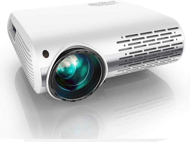 YABER Y30 Native 1080P Projector 7500L Full HD Video Projector 1920 x 1080, ±50° 4D Keystone Correction Support 4k & Zoom,LCD LED Home Theater Projector Compatible with Phone,PC,TV Box,PS4